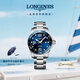 浪琴（LONGINES）彭于晏推薦 瑞士手表 康卡斯?jié)撍盗?機械鋼帶男表L37824966