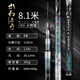 達(dá)瓦達(dá)瓦道奇日本進(jìn)口高碳8H10H輕量19調(diào)大物竿手桿超輕超硬鰱鳙巨物 8.1m 超硬8H【大物版】送原裝竿稍