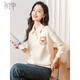 初申春秋衛衣女學(xué)院風(fēng)POLO領(lǐng)櫻桃裝飾寬松休閑上衣S13KW1097