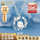 中國黃金（CHINA GOLD）藍(lán)桉與鳥S925銀項(xiàng)鏈女生新款銀飾吊墜七夕情人節(jié)禮物送女朋友老婆 親膚925銀*鯨落珍珠項(xiàng)鏈【中金禮盒】