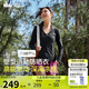 蕉下（beneunder）涼感運動防曬衣女AL90024辣妹防曬服防紫外線漫暮黑M