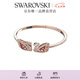 施華洛世奇（SWAROVSKI）Swan手鐲手鏈女手鐲輕奢小眾送女友畢業(yè)禮物女七夕情人節(jié)禮物 紅色S碼5614122