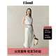ELAND衣戀連衣裙女老錢風(fēng)棉麻混紡舒適透氣馬甲長裙2025夏季新款 象牙白/白色(39)Ivory M /165