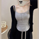FOX.G輕薄針織衫女衣服女裝開衫外套新款2025夏季上衣女款罩衫針織開衫 軟糯純色單排扣薄款開衫黑色 均碼 【建議120斤以內(nèi)】