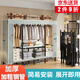 蝸家免安裝折疊衣柜出租房簡易衣柜宿舍衣服柜雙人布衣柜大號臥室衣柜 熱氣球【折疊款-長170cm】