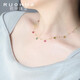 若華（RUOHUA）璨語 5-6mm45cm刻面彩色碧璽項(xiàng)鏈女鎖骨鏈小眾設(shè)計(jì)師生日禮物