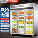 領(lǐng)軒雙三開(kāi)門(mén)冷藏冷凍展示柜風(fēng)冷商用保鮮柜麻辣燙蔬菜水果燒烤串串茶葉點(diǎn)菜飲料餐廳飯店涼菜立式冰柜 三門(mén)風(fēng)冷冷藏【純銅管 三層玻璃】