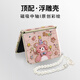 FEIIE【中軸創(chuàng)意·帶掛鏈】適用華為PuraX手機(jī)殼通用purax典藏版闊折疊屏全包防摔保護(hù)套油畫金邊小熊潮 帶掛鏈【油畫金邊小熊粉】高端皮紋款