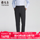 雅戈爾（YOUNGOR）西褲男276款褲子秋冬套西褲子全羊毛面料西褲商場(chǎng)同款 藏青YOTX217276FIA褲子 38 .5 180/96A