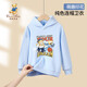 Classic Teddy精典泰迪童裝兒童衛(wèi)衣男女童連帽上衣中大童時尚 晶藍 130 