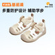 基諾浦（ginoble）涼鞋25夏季8-18個(gè)月男女童透氣學(xué)步鞋萌寵系列GB2420奶糖米/棕色