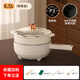 小米生態(tài)鏈品牌DUOTA電炒鍋炒煎燉煮一體多功能不粘鍋電煮鍋家用電鍋蒸煮炒煎電熱火鍋 智能30CM+蒸籠【304不銹鋼蜂窩內(nèi)膽】