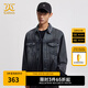 卡賓男裝寬松牛仔夾克24秋冬新款外套潮流商場(chǎng)同款W3243115002 煤黑色01 XL /180/52