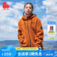 思凱樂(lè )SCALER戶(hù)外抓絨衛衣女搖粒絨上衣保暖仿羊羔絨連帽外套抓絨衣 焦糖色 L