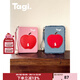 Tagi.《蘋(píng)蘋(píng)安安》砰砰珍珠牛仔流蘇護照收納包卡包證件收納護照夾 蘋(píng)蘋(píng)安安 12*17*1.5cm