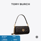 Tory Burch 湯麗柏琦【線上專(zhuān)享】KIRA 小號(hào)絎縫翻蓋肩背包女包TB 90456 黑色 001 OS