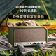 SANSUIMCBmini皮質家用藍牙5.3高保真重低音桌面音響帶鋰電池戶外露營用 軍綠色（布網）