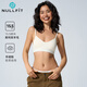 NULLFIT 100%美利奴羊毛背心文胸透氣女式運(yùn)動(dòng)內(nèi)衣戶外速干中強(qiáng)度防震 羊毛白-文胸 15.5微米黃金羊毛 S