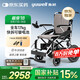 魚躍(yuwell)電動(dòng)輪椅D210CL折疊老人全自動(dòng)專用輕便智能輪椅代步鋰電