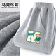馬克華菲童裝男童褲子2025秋季新款兒童休閑運動(dòng)衛褲男孩潮 m棒球熊K灰 130