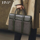 BVP男士公文包商務(wù)休閑手提包時(shí)尚橫款男包大容量電腦包包生日禮物