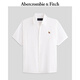 ABERCROMBIE & FITCH男裝25夏季美式復(fù)古經(jīng)典小麋鹿牛津紡?fù)獯疃绦湟r衫KI125-5084 白色 L (180/108A)