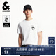杰克·瓊斯（JACK&JONES）男裝25年短袖T恤男士夏季棉質涼感圓領潮流休閑卡通熊貓印花半袖 A06本白色 常規(guī) M 175