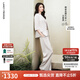 朗姿三醋酸Basic衣櫥王楚然同款職業(yè)西服外套/西褲新款西裝 香檳米色西裝 2XL