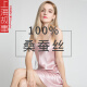 上海故事真絲睡衣女士春夏吊帶睡裙100%桑蠶絲家居服送老婆女友情人節(jié)禮物 【6A級(jí)桑蠶絲】-藕粉色 L 【100-120斤】