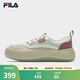 斐樂（FILA）官方女鞋水母鞋帆布鞋夏新款時尚復(fù)古休閑鞋 桃色粉/新薄荷綠-CS 38