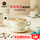 Hero拿鐵陶瓷咖啡杯拉花專(zhuān)用杯高顏值歐式風(fēng)格咖啡杯套裝 拿鐵杯-白色 280ml