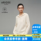 艾諾絲雅詩(shī)【商場(chǎng)同款】2024冬季新款100%綿羊毛針織衫連帽內搭毛衣31118091 奶油米 M
