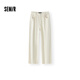 森馬（Semir）牛仔褲女復(fù)古顯瘦長褲小個(gè)子潮流2025夏季涼感直筒褲109325124003