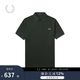 Fred Perry男士POLO衫2025夏季休閑麥穗重磅短袖多彩T恤M6000 GRH/深綠色 M