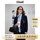 ELAND【含綿羊毛】衣戀西裝女學(xué)院胸口刺繡修身西服外套25秋新款 藏青色(59)Navy M 165