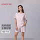 愛慕（Aimer）25SS悅棉家居套頭短袖短褲套裝AM46B401 蒼煙紫90C L 170