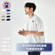 TUTORGOOSE8色270g落肩重磅短袖t恤男士寬松加大碼潮牌ins潮流五分袖體恤 白色 M