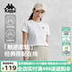 卡帕（Kappa）背靠背t恤短袖復(fù)古2025新款夏季休閑純棉半袖運(yùn)動(dòng)上衣K0E42TD01D