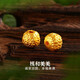 夢金園 黃金轉(zhuǎn)運(yùn)珠 核桃轉(zhuǎn)運(yùn)珠足金古法吊墜送禮送長輩