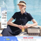 哈吉斯（HAZZYS）女裝 2025夏季新款女士【PHIZ系列】寬松下擺POLO連衣裙女 藏青色NV (165/88A 40) L