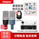 797AUDIO 北京797 X3-A X3-B專業(yè)電容麥克風(fēng)錄書配音有聲演講K歌直播聲卡全套裝設(shè)備 797X3電容麥+Minifuse1聲卡