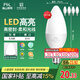 FSL佛山照明LED尖泡水晶燈泡節(jié)能燈泡5.5W小口E14白光6500K5只裝