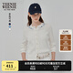 Teenie Weenie小熊針織開衫女2025年春夏新款水洗復(fù)古絞花田園毛衣外套女空調(diào)衫 象牙白 S