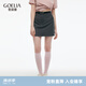 歌莉婭包臀半身裙女2025新款夏季通勤小個子高腰半身裙1E6J2A300 44B煙灰 XS