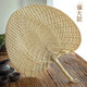 美克杰手工編織扇子夏季大蒲扇老式手搖夏天芭蕉中國(guó)風(fēng)葵扇兒童古風(fēng)扇子 大人款