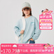 Lee童裝柔軟舒適吸汗排濕圓領(lǐng)印花長袖套頭衛(wèi)衣 藍(lán)色 160 