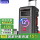 TEMEISHENG 特美聲SL12-22戶(hù)外唱歌音響廣場(chǎng)舞音響室外移動(dòng)拉桿大功率便攜重低音炮廣場(chǎng)舞音響大音量戶(hù)外音響 SL12-22+雙美聲話(huà)筒+遙控器