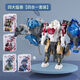 ONEVAN變形合金玩具模型鋼甲獸系列恐龍動(dòng)物合體機器人(整套4個(gè))鋼甲獸 45-48恐龍系列人形一變二四合體（4個(gè)）