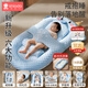 新安代嬰兒床中床新生兒0-3歲床 睡覺(jué)可移動(dòng)便攜式嬰兒床折疊床 小象床+斜坡墊+腿托+手搖鈴?fù)婢? title=