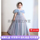 DOMIAMIAKIDS女童禮服輕奢小眾高端生日公主裙兒童小主持人鋼琴演奏演出服 裙子+皇冠[贈裙撐] 110 cm